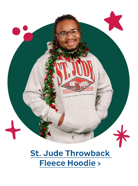 St. Jude Throwback  Fleece Hoodie
